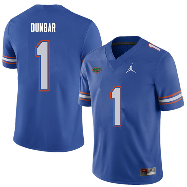 Jordan Brand Men #1 Quinton Dunbar Florida Gators College Football Jerseys Sale-Royal - Click Image to Close